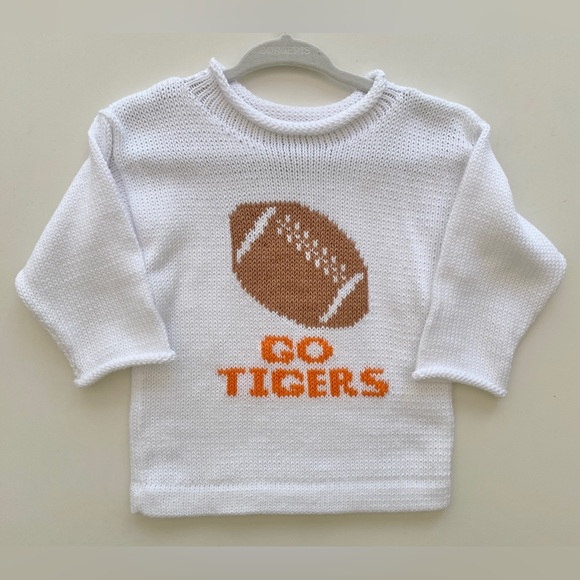 NWOT- Custom Football Sweater “Go Tigers” - Picture 2 of 5